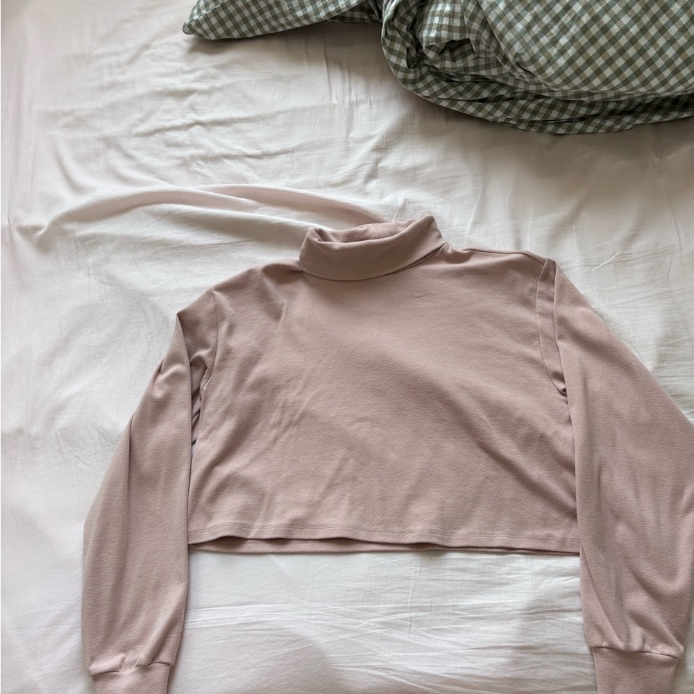 Sunday Best Blush Pink Turtleneck Sweater